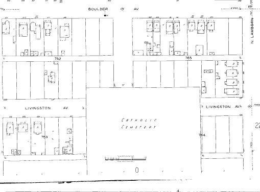 Catholic Cemetery boundary
